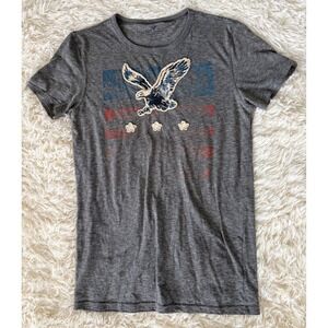 Vintage American‎ Eagle Outfitters Gray Eagle Graphic Print T-Shirt XS